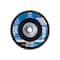 Pferd 4-1/2" x 5/8-11 Thd. POLIFAN Flap Disc - CO-COOL SG STEELOX, Ceramic oxide, 40 Grit, Flat 62621 - alternate 3